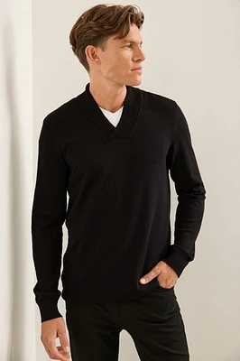 Pull col châle