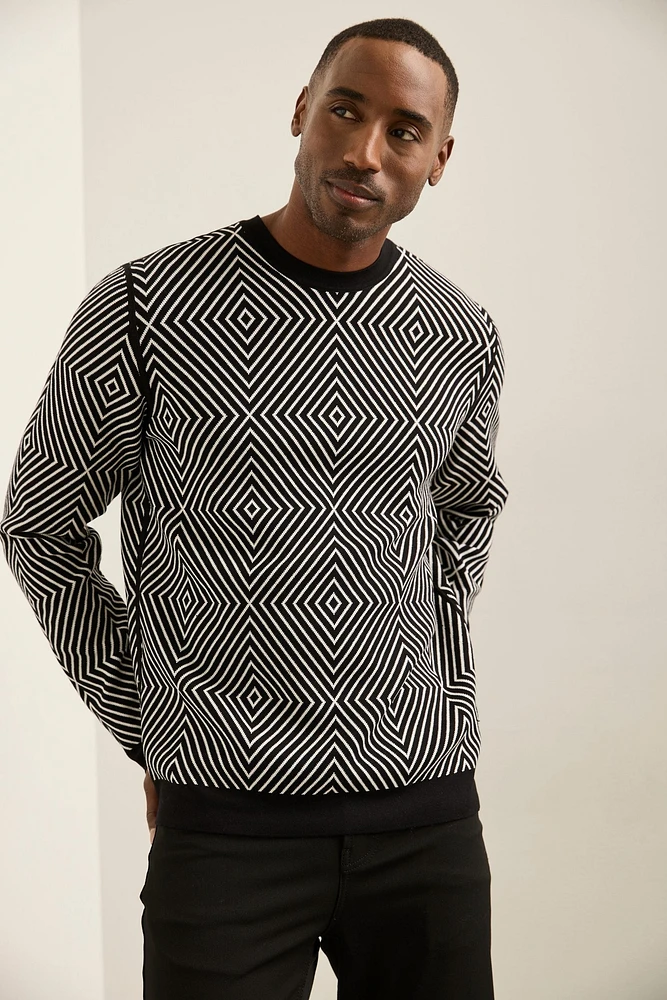 Reversible Jacquard Sweater