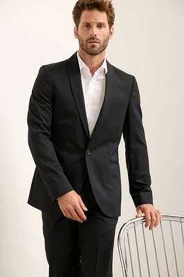 Shawl Collar Extra-Fitted Blazer