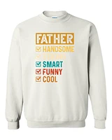 FATHER HANDSOME, STRONG, SMART | T-Shirt Time