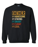 FATHER HANDSOME, STRONG, SMART | T-Shirt Time