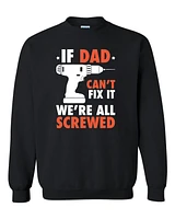 IF DAD CANT FIX IT WHITE | T-Shirt Time