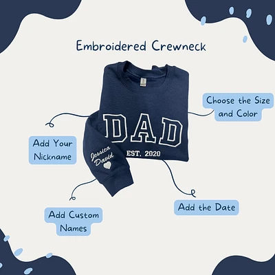 Embroidery Father's Day | T-Shirt Time