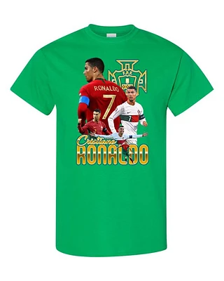 PORTUGAL SOCCER  - T-Shirt Col Rond Pour Adultes | Time