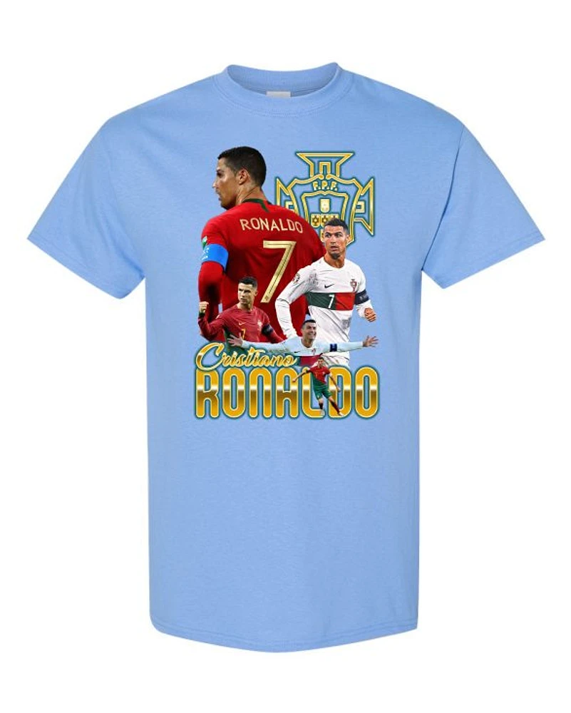 PORTUGAL SOCCER - Adult Round-neck T-shirt