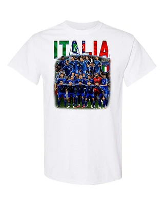 ITALY SOCCER  - T-Shirt Col Rond Pour Adultes | Time