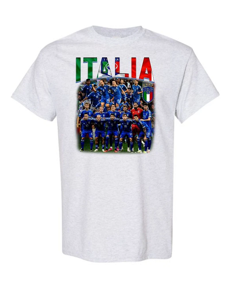 ITALY SOCCER  - Adult Round-neck T-shirt