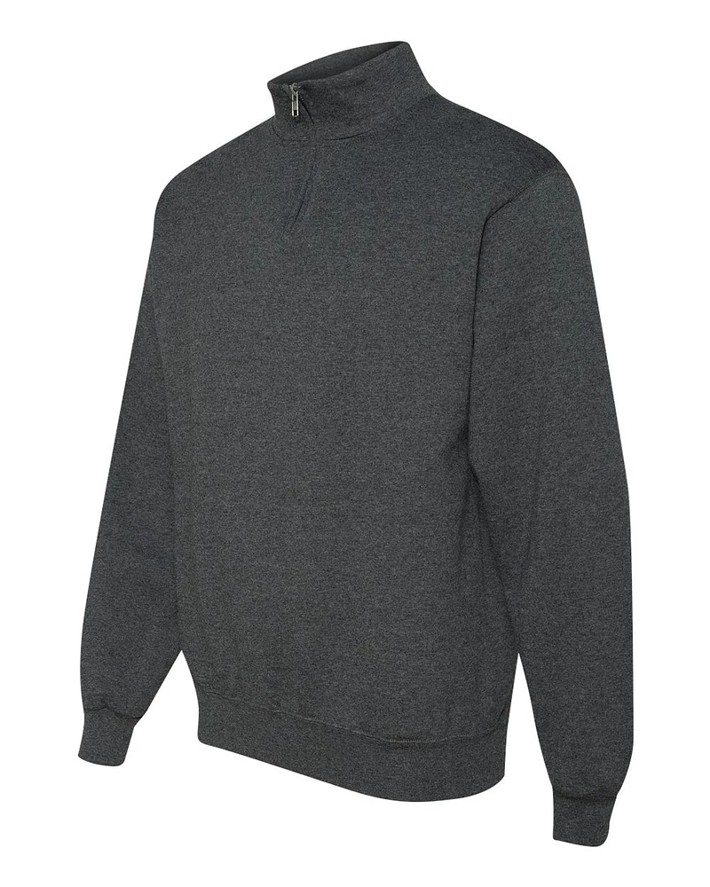 JERZEES Nublend® Cadet Collar Quarter-Zip Sweatshirt | T-Shirt Time