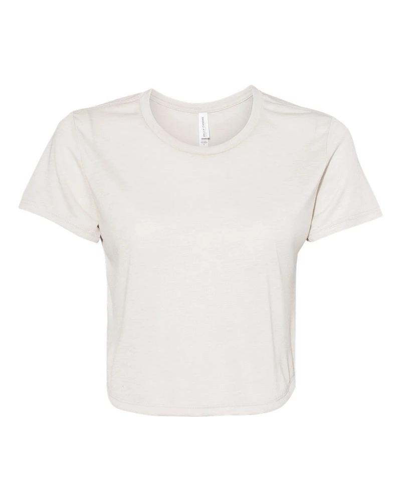 BELLA + CANVAS Women’s Flowy Crop Tee | T-Shirt Time
