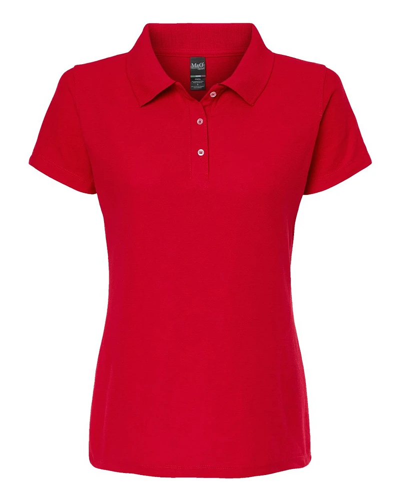 Polo doux au toucher pour femme M&O | T-Shirt Time