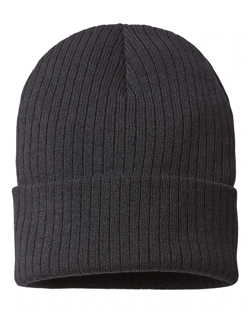 Atlantis Headwear Sustainable Rib Cuffed Beanie | T-Shirt Time