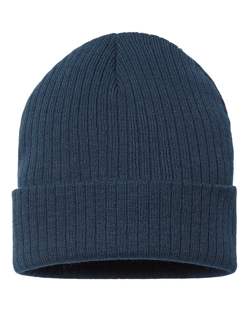 Atlantis Headwear Sustainable Rib Cuffed Beanie | T-Shirt Time
