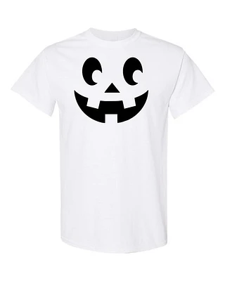 T-shirt CITROUILLE HALLOWEEN adulte LOGO NOIR - col rond