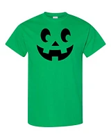 T-shirt CITROUILLE HALLOWEEN adulte LOGO NOIR - col rond