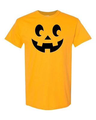 T-shirt CITROUILLE HALLOWEEN adulte LOGO NOIR - col rond