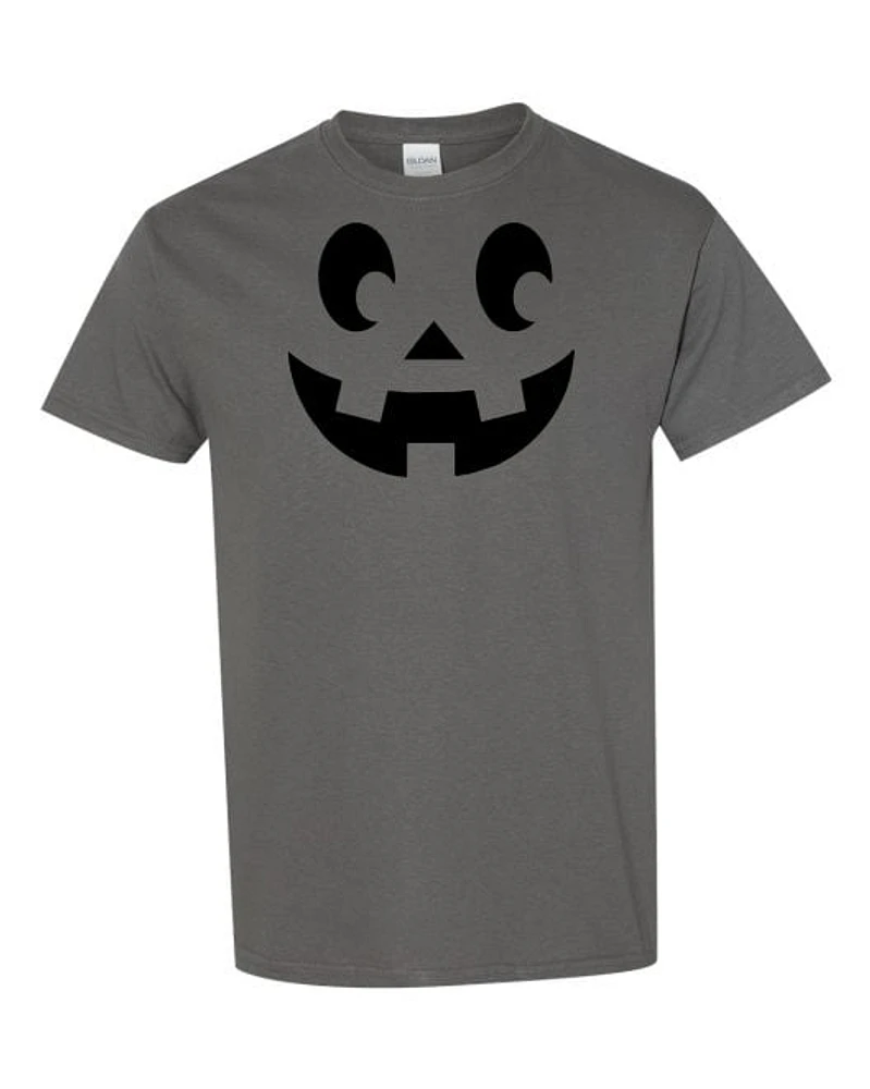 PUMPKIN HALLOWEEN T-shirt Adult BLACK LOGO - Round-neck