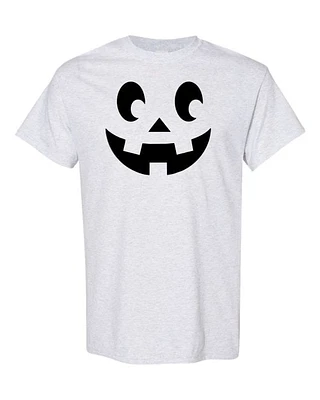 T-shirt CITROUILLE HALLOWEEN adulte LOGO NOIR - col rond