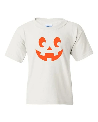 T-shirt JEUNESSE CITROUILLE HALLOWEEN - col rond pour jeunes