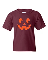 T-shirt JEUNESSE CITROUILLE HALLOWEEN - col rond pour jeunes