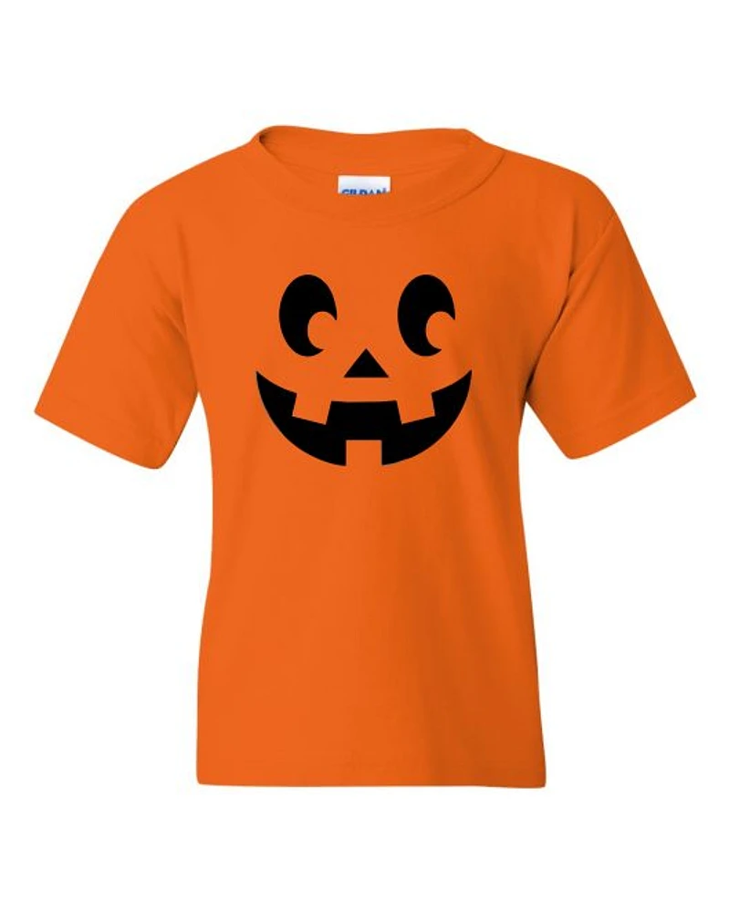 CITROUILLE HALLOWEEN JEUNE ADULTE - T-shirt col rond jeunesse