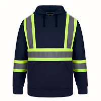Adult Hi-Vis Safety Pullover Hooded Sweatshirt | T-Shirt Time