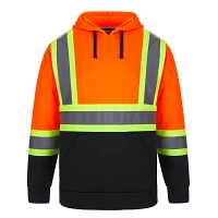 Sweat à capuche de sécurité haute visibilité pour adulte | T-Shirt Time