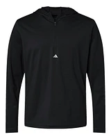 Adidas Lightweight Performance Quarter-Zip Hooded Pullover | T-Shirt Time