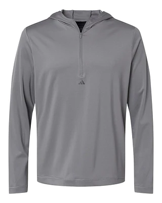 Adidas Lightweight Performance Quarter-Zip Hooded Pullover | T-Shirt Time