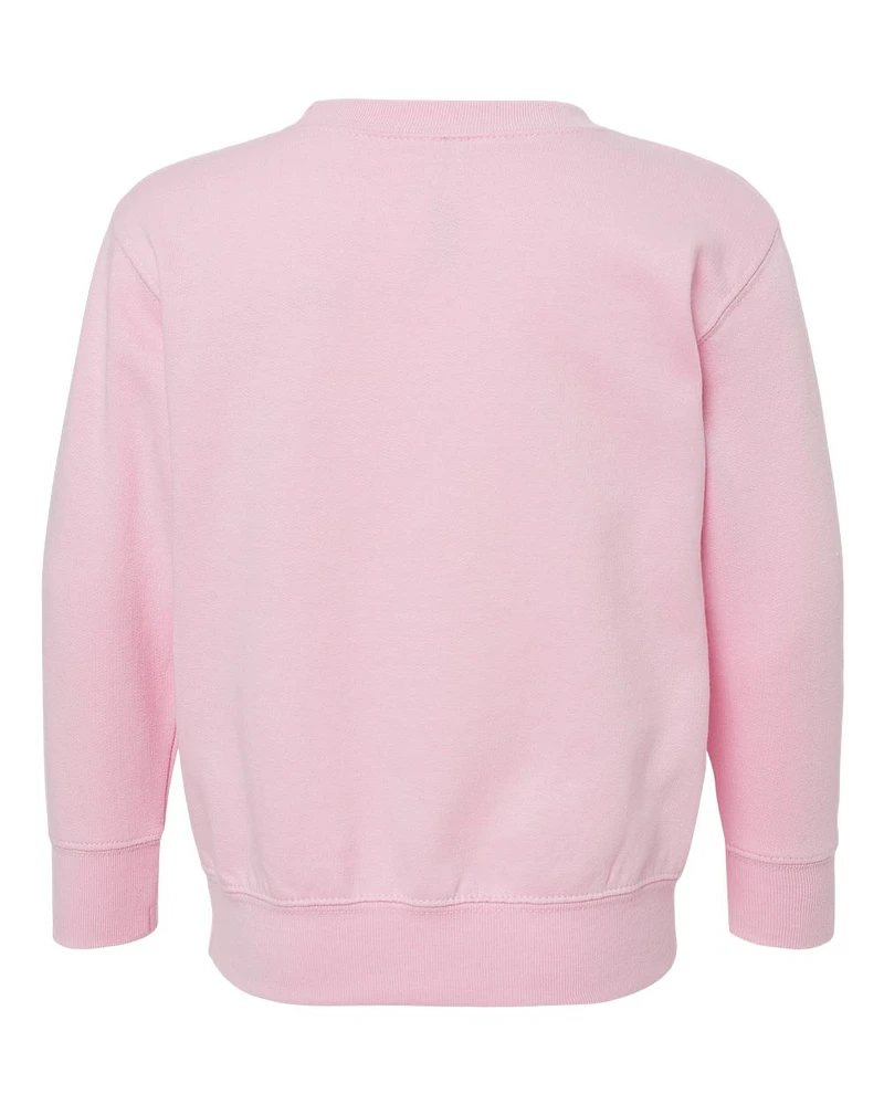 Rabbit Skins Toddler Fleece Crewneck Sweatshirt | T-Shirt Time