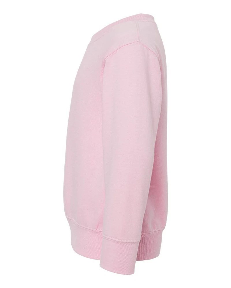 Rabbit Skins Toddler Fleece Crewneck Sweatshirt | T-Shirt Time
