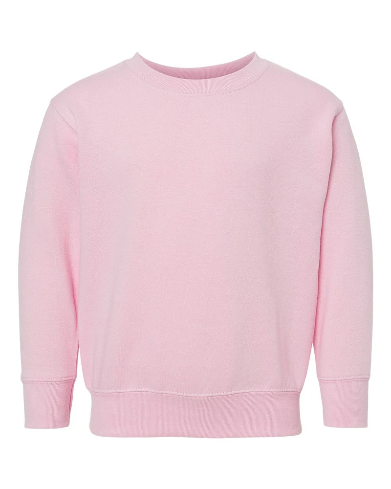 Rabbit Skins Toddler Fleece Crewneck Sweatshirt | T-Shirt Time