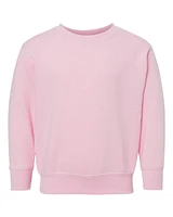 Rabbit Skins Toddler Fleece Crewneck Sweatshirt | T-Shirt Time