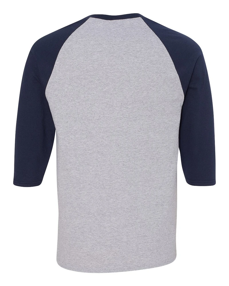 Gildan Heavy Cotton™ Raglan Three-Quarter Sleeve T-Shirt | Time