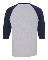 Gildan Heavy Cotton™ Raglan Three-Quarter Sleeve T-Shirt | Time