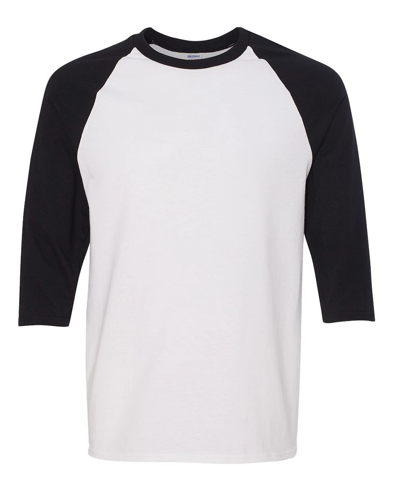 Gildan Heavy Cotton™ Raglan Three-Quarter Sleeve T-Shirt | Time