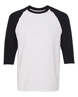 Gildan Heavy Cotton™ Raglan Three-Quarter Sleeve T-Shirt | Time