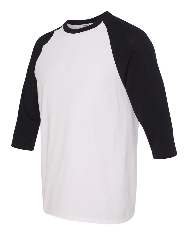 Gildan Heavy Cotton™ Raglan Three-Quarter Sleeve T-Shirt | Time