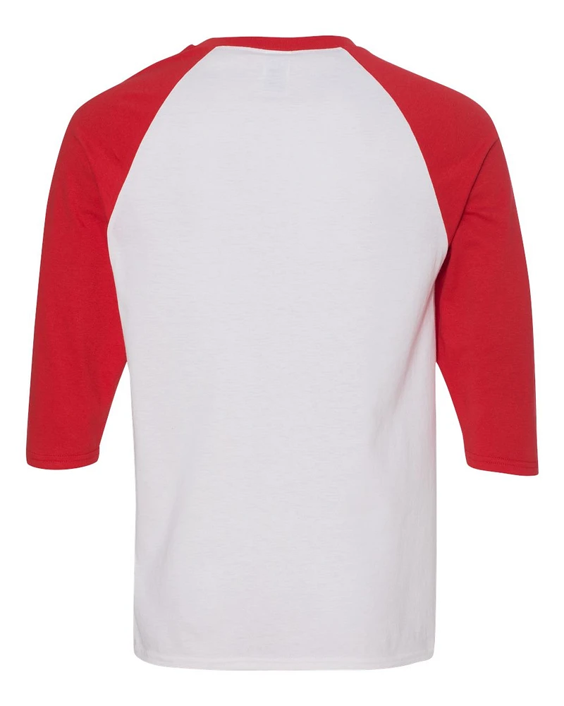 Gildan Heavy Cotton™ Raglan Three-Quarter Sleeve T-Shirt | Time