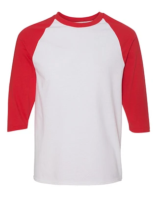Gildan Heavy Cotton™ Raglan Three-Quarter Sleeve T-Shirt | Time