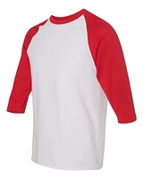 Gildan Heavy Cotton™ Raglan Three-Quarter Sleeve T-Shirt | Time