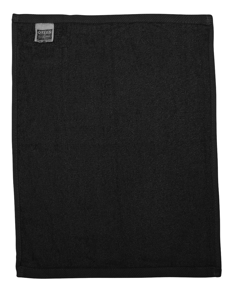 Q-Tees Hemmed Fingertip Towel | T-Shirt Time