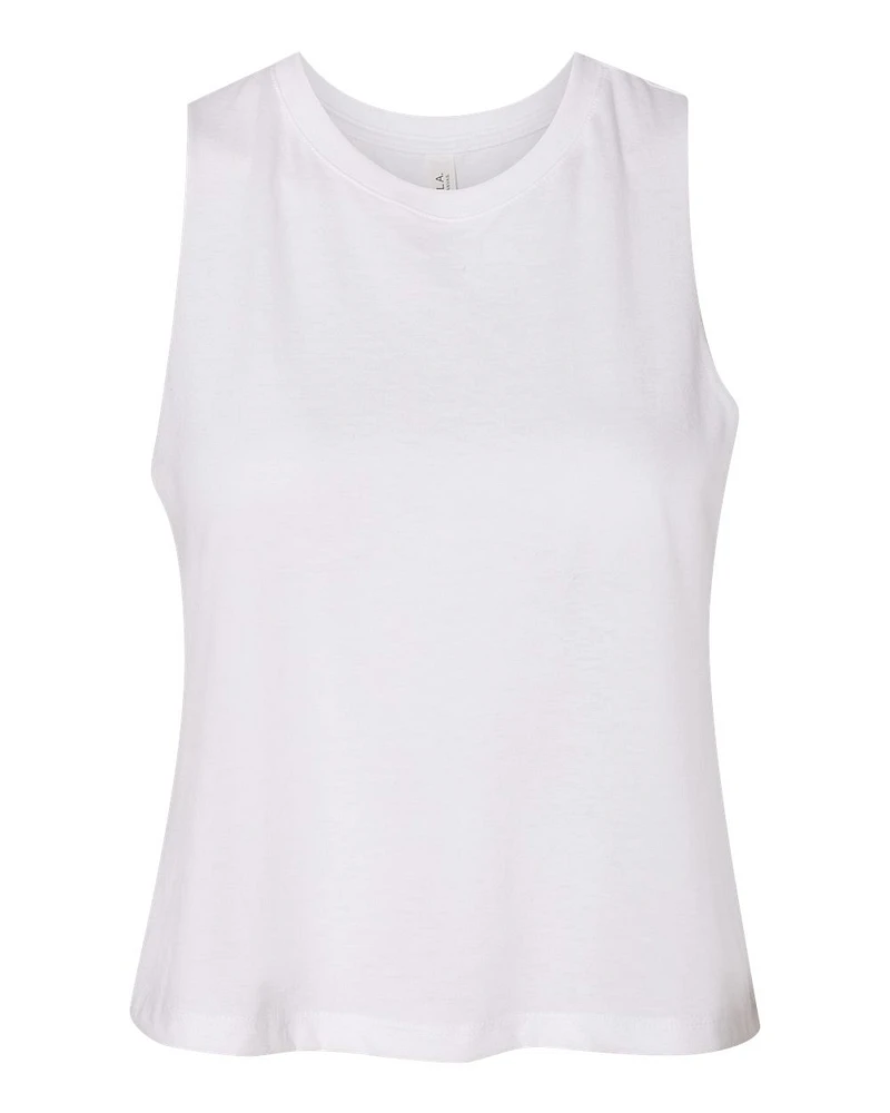 BELLA + CANVAS Women's Racerback Crop Tank | T-Shirt Time