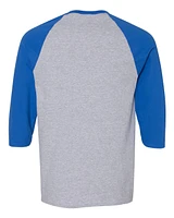 Gildan Heavy Cotton™ Raglan Three-Quarter Sleeve T-Shirt | Time