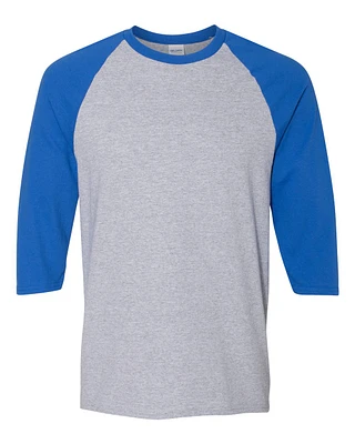 Gildan Heavy Cotton™ Raglan Three-Quarter Sleeve T-Shirt | Time