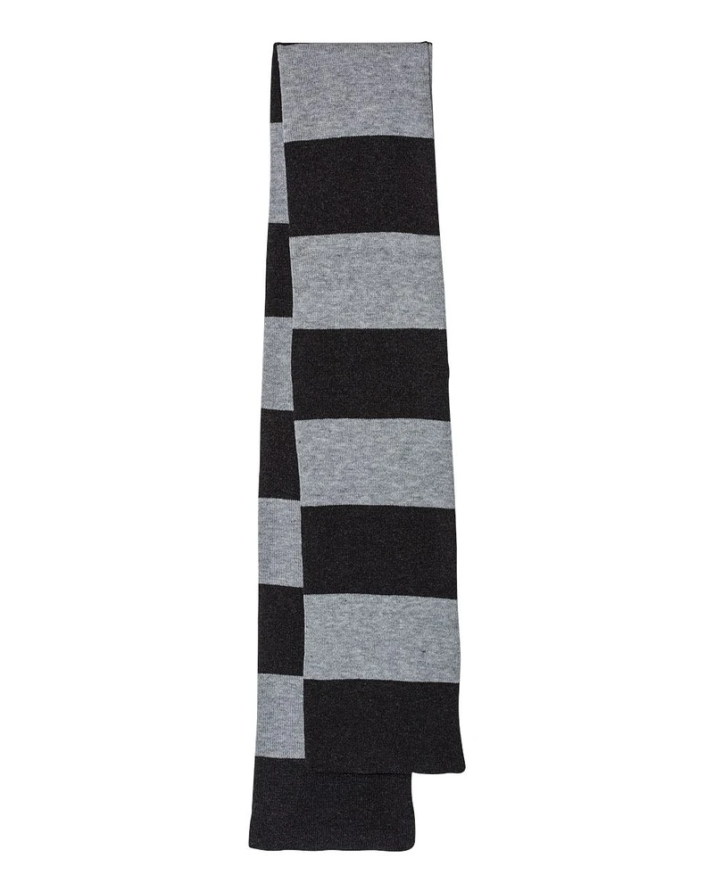 Sportsman Rugby-Striped Knit Scarf | T-Shirt Time