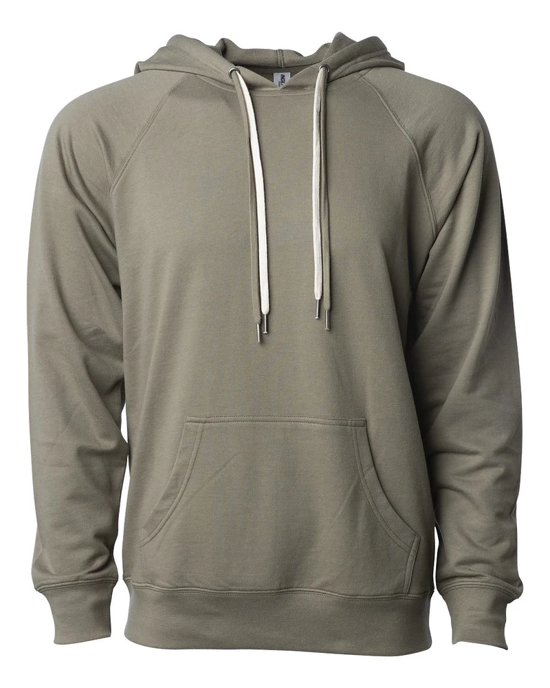 Independent Trading Co. Icon Lightweight Loopback Terry Hooded Sweatshirt | T-Shirt Time