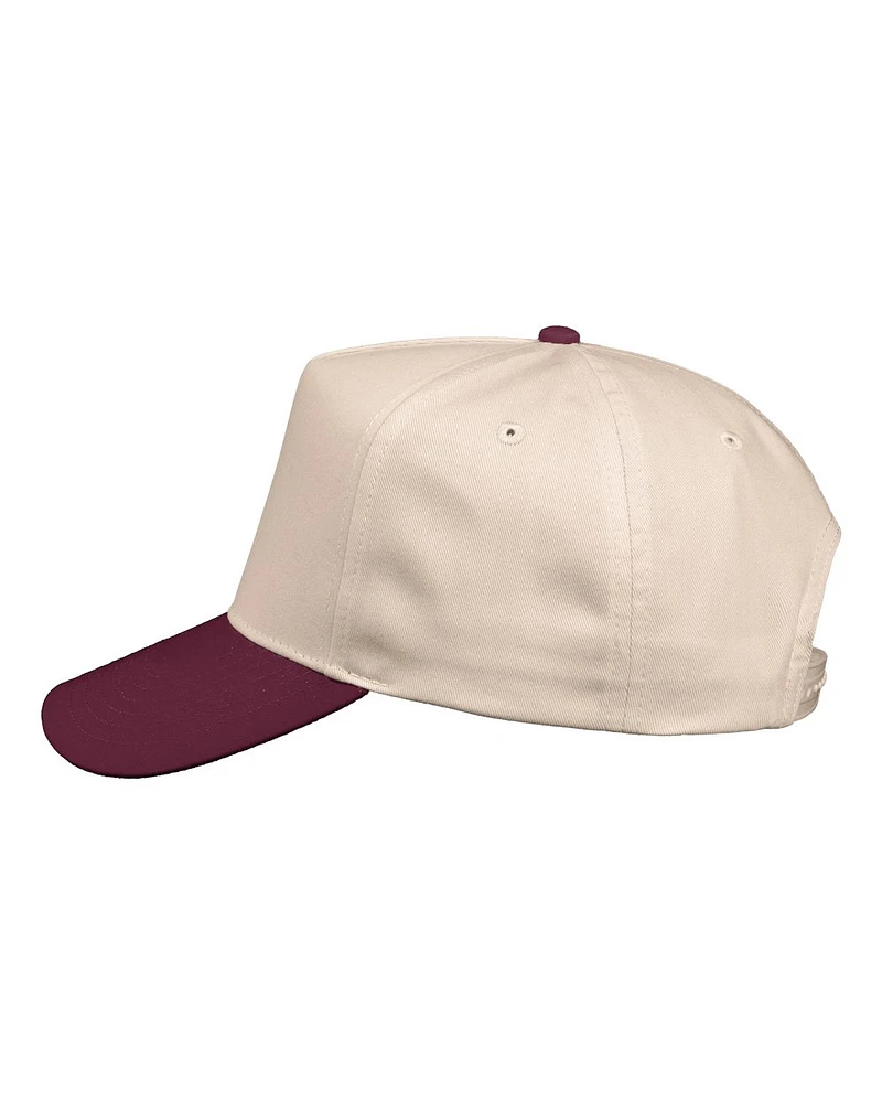 Valucap Five-Panel Twill Cap | T-Shirt Time