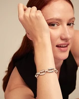 Small oval link chain bracelet