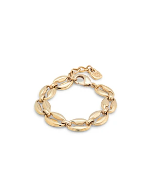 Small oval link chain bracelet
