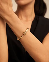 Nail shaped bangle bracelet
